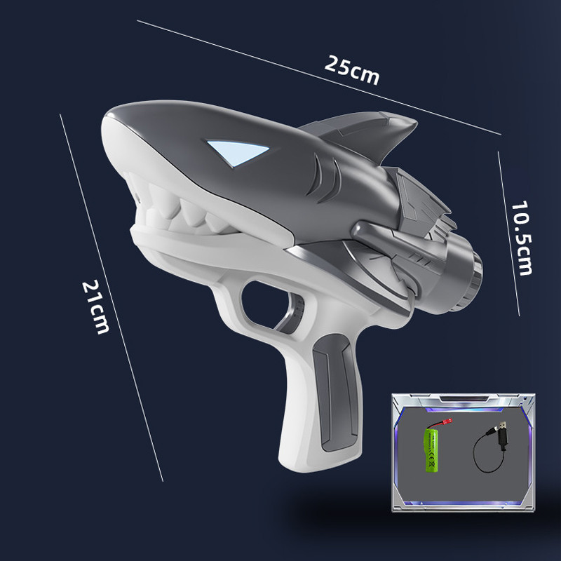 Водяний акумуляторний пістолет Shark Water Gun 185-68 (300ml) with lithium battery на малюнкі №4