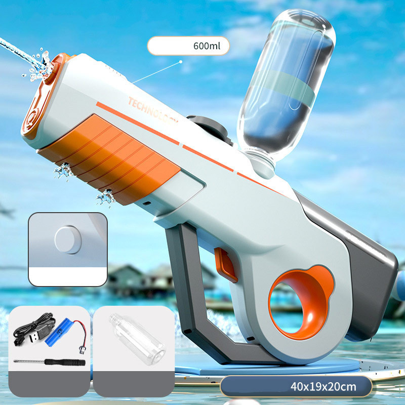 Водяний акумуляторний автомат Water Gun 8002C (600ml) with lithium battery на малюнкі №2