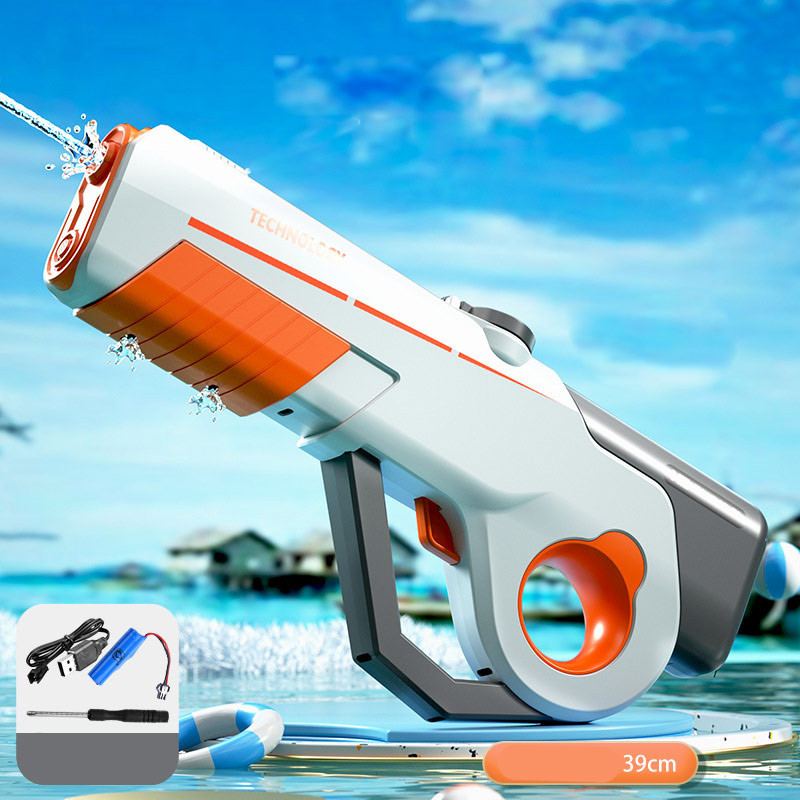 Водяний акумуляторний автомат Water Gun 8002C (600ml) with lithium battery на малюнкі №5