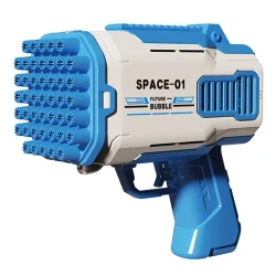 Пістолет для мильних бульбашок Bubble Gun 698-20 з насадками на 32/45 отворів 50ml