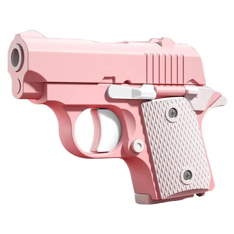 Детский игрушечный пистолет-антистресс, Pink / White, купить оптом с доставкой