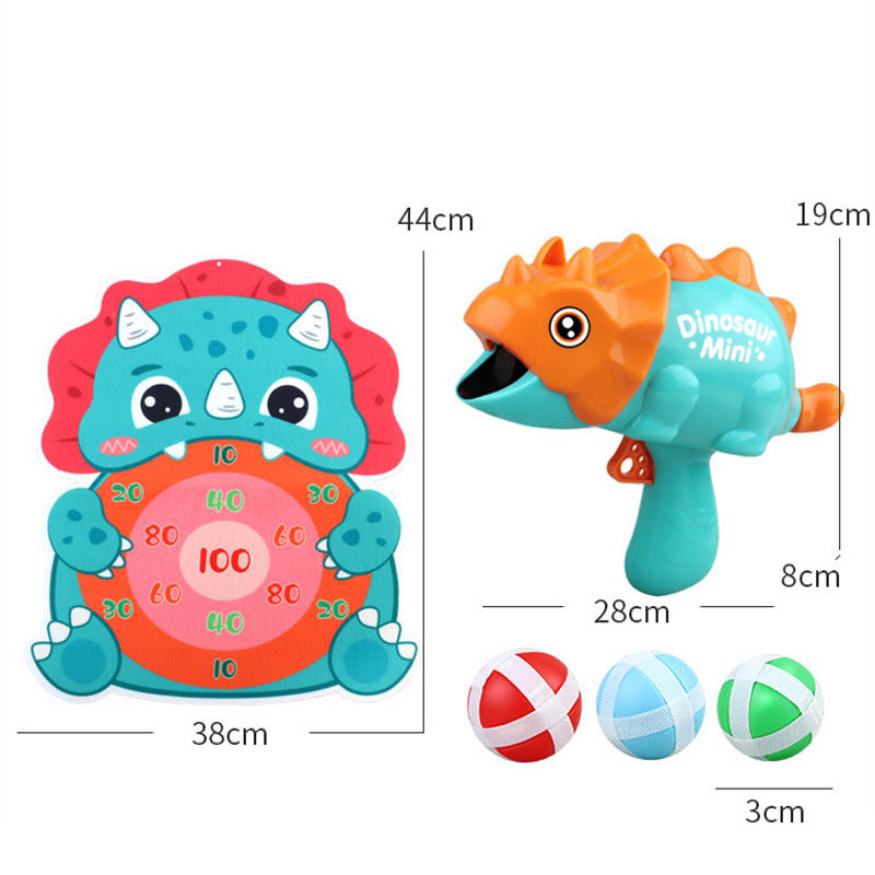 Інтерактивна гра Dinosaur Athletics Gun на липучках + мішень на малюнкі №2