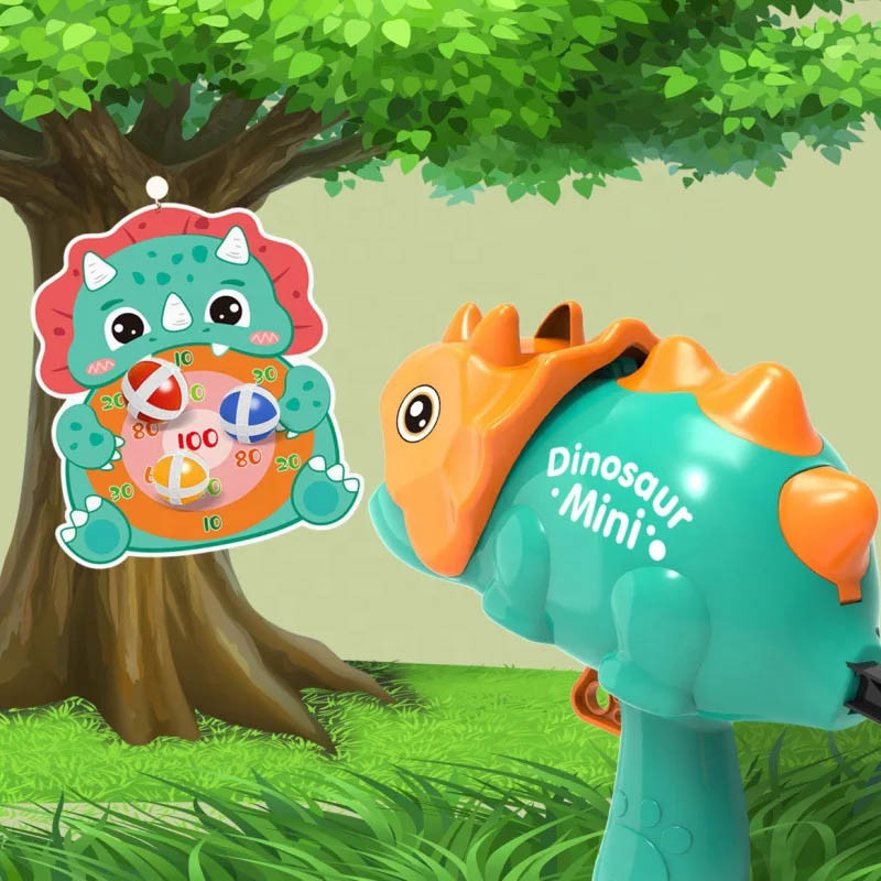 Інтерактивна гра Dinosaur Athletics Gun на липучках + мішень на малюнкі №7