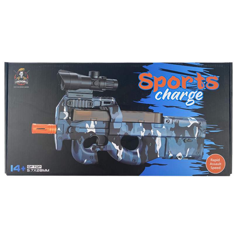 Автомат на гідрогелевих кульках (орбізах) P90 Tactical Edition на малюнкі №2