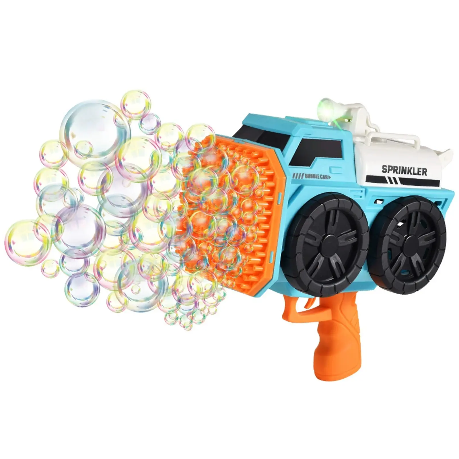 Пистолет с мыльными пузырями SHT KB1295 Truck на 139 отверстий + 2xbottle 60ml, Blue, купить оптом с доставкой