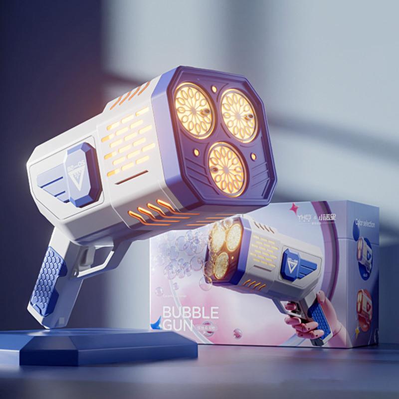 Пістолет з мильними бульбашками SHT 333-16 на 36 отворів + 2xbottle 150ml на малюнкі №2