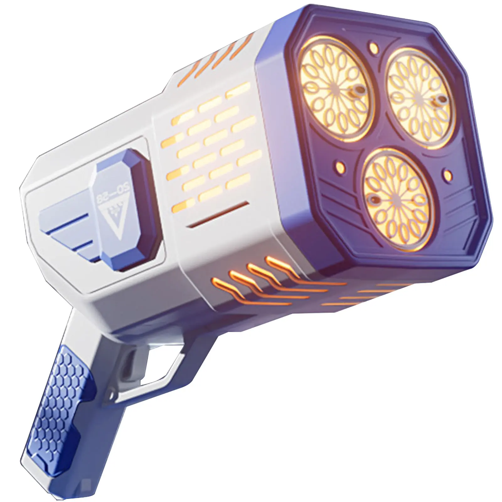 Пистолет с мыльными пузырями SHT 333-16 на 36 отверстий + 2xbottle 150ml, Blue, купить оптом с доставкой