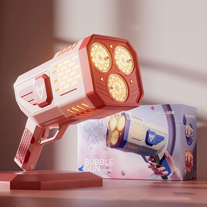 Пістолет з мильними бульбашками SHT 333-16 на 36 отворів + 2xbottle 150ml на малюнкі №3