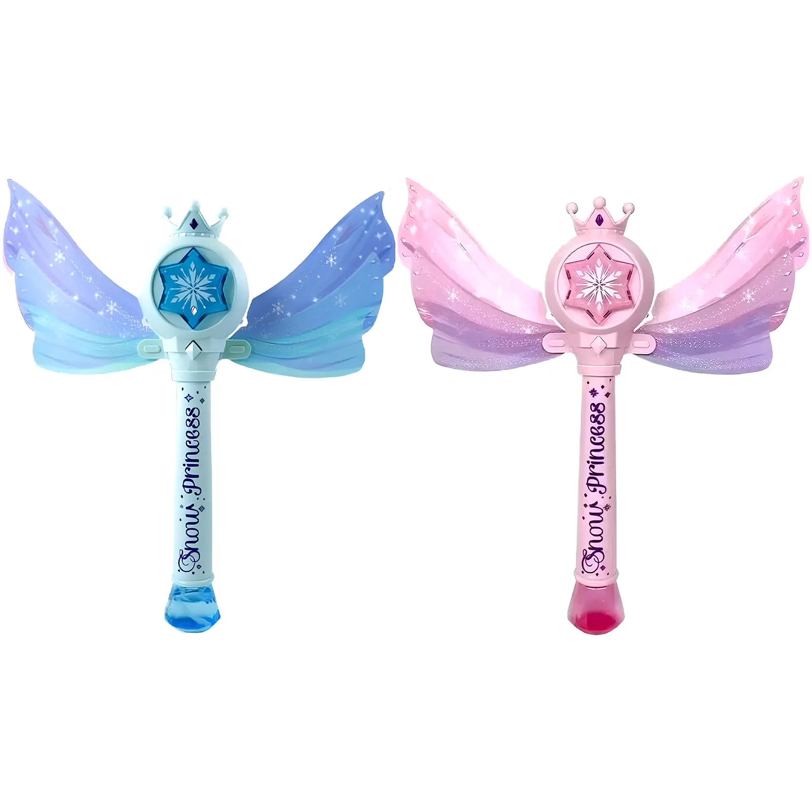 Пистолет с мыльными пузырями SHT 8603 Snow Princess + bottle 130ml, купить оптом с доставкой