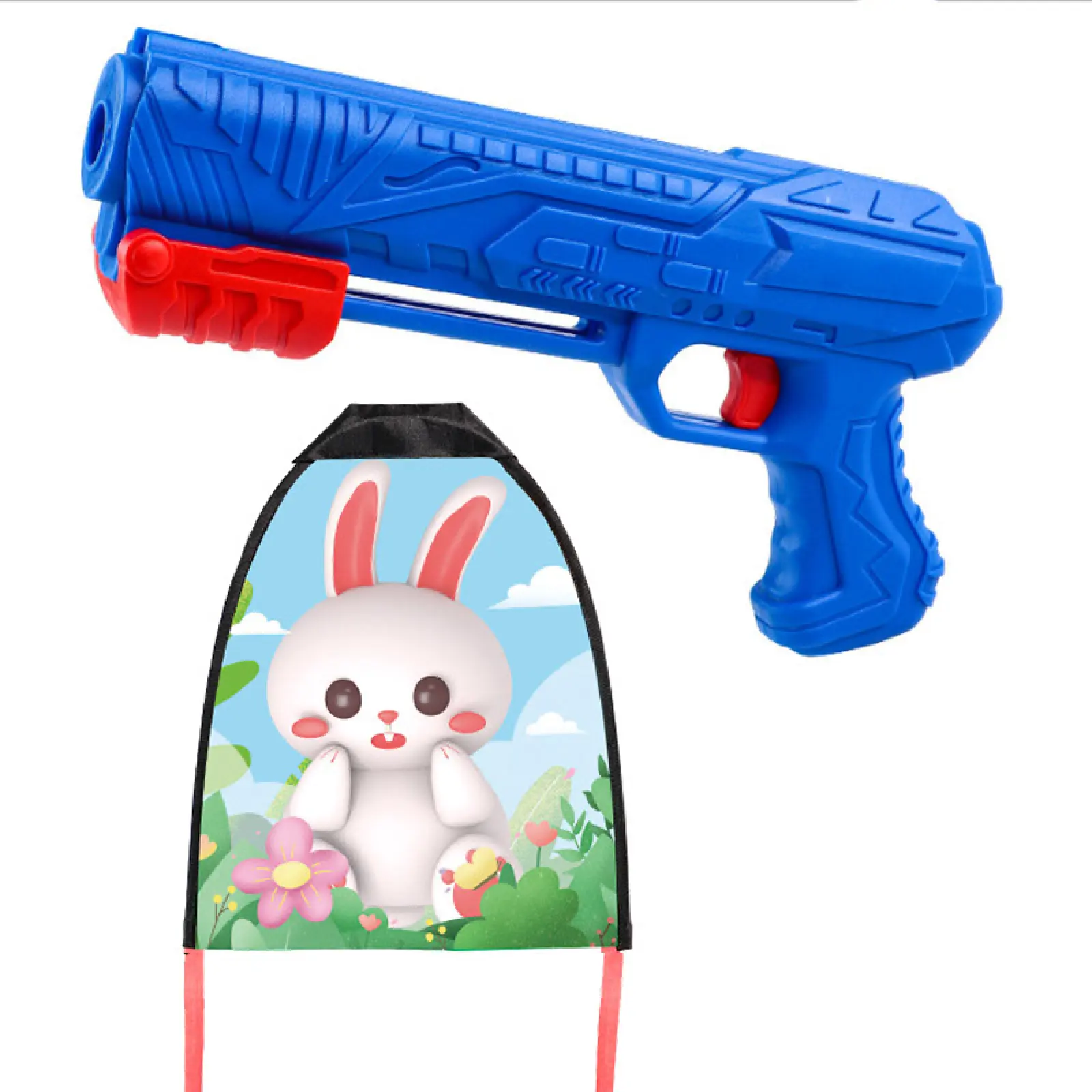 Детский пистолет-воздушный змей 592, Rabbit / Blue, купить оптом с доставкой