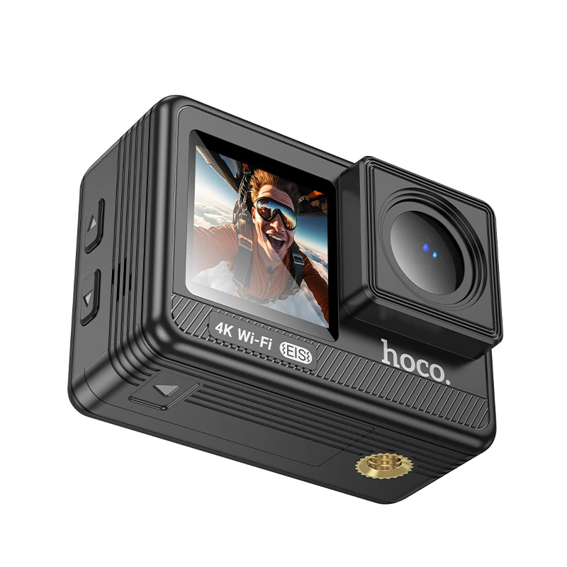 Екшн-камера Hoco DV102 4K anti-shake sports, Black 5, купити оптом з доставкою