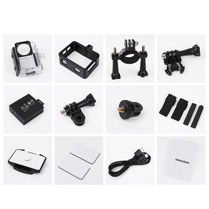 Екшн-камера Hoco DV103 Dual color screen sports camera на малюнкі №5