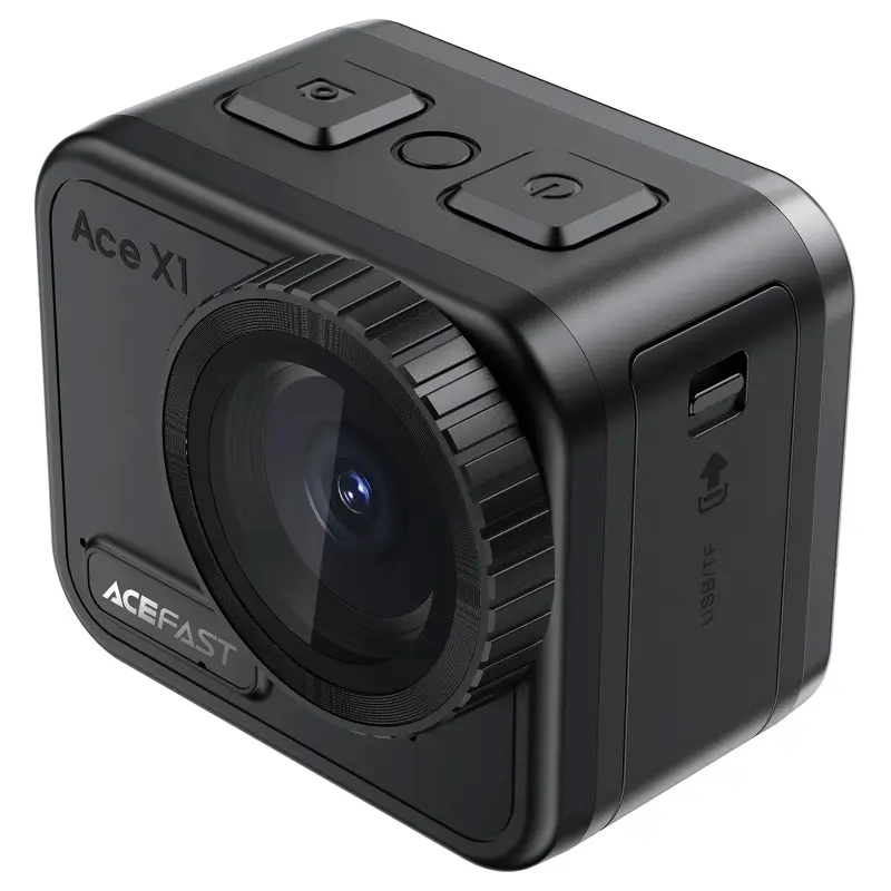 Экшн-камера Acefast X1 4K sports waterproof IPX8, Black 1, купить оптом с доставкой