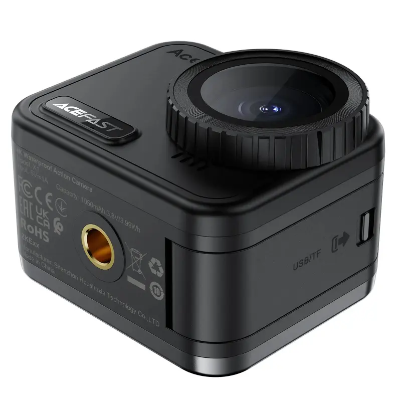 Экшн-камера Acefast X1 4K sports waterproof IPX8, Black 4, купить оптом с доставкой
