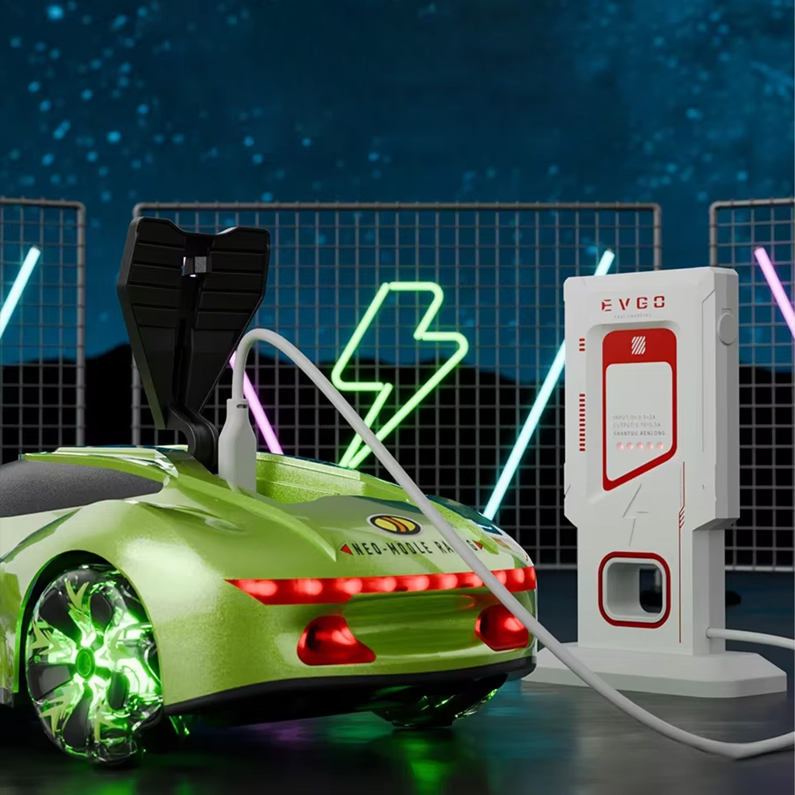 Дрифт-машина на радиоуправлении SCHE Y1805, Green 3, купить оптом с доставкой