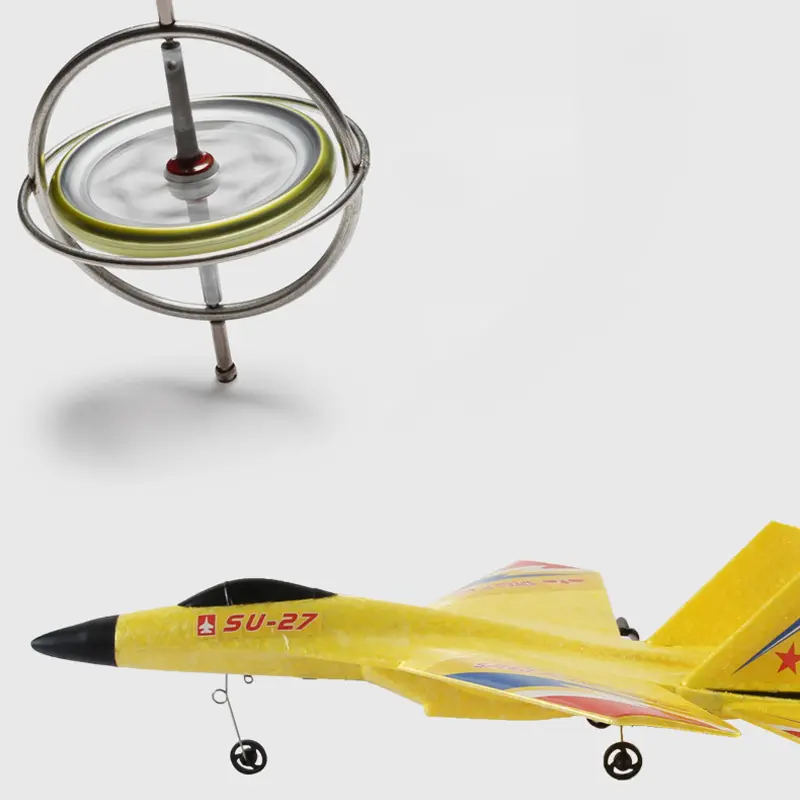Самолет на радиоуправлении SCHE HW28 SU27 Foam, Yellow 3, купить оптом с доставкой