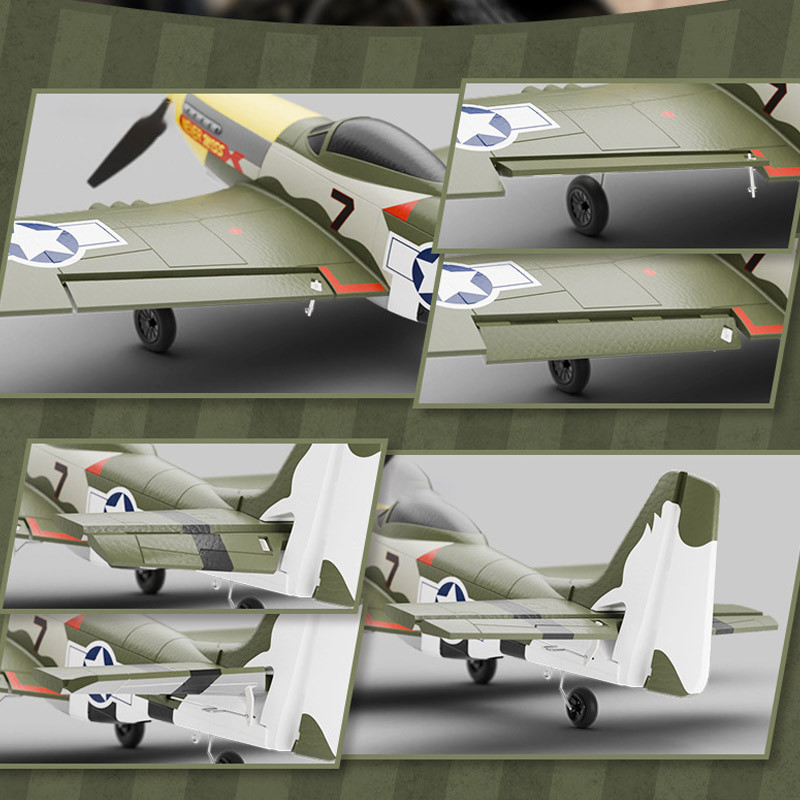 Самолет на радиоуправлении SCHE W551 Four-channel Stunt Fighter на картинке №4