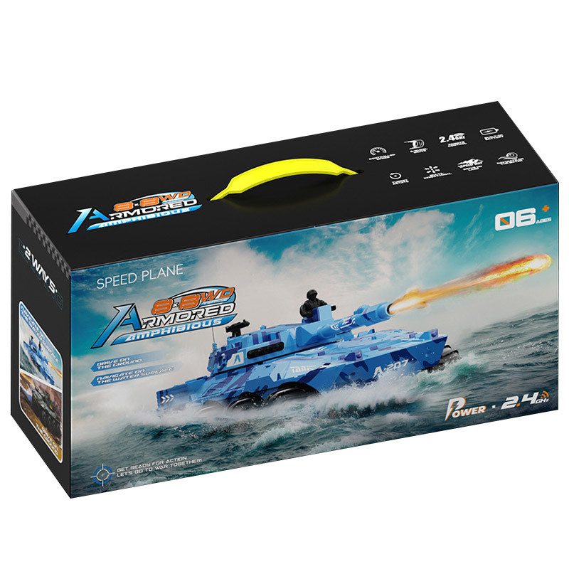 Бронетранспортер-амфибия на радиоуправлении SCHE Y1802 на картинке №3