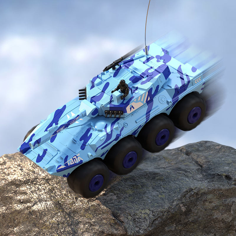 Бронетранспортер-амфибия на радиоуправлении SCHE Y1802 на картинке №4