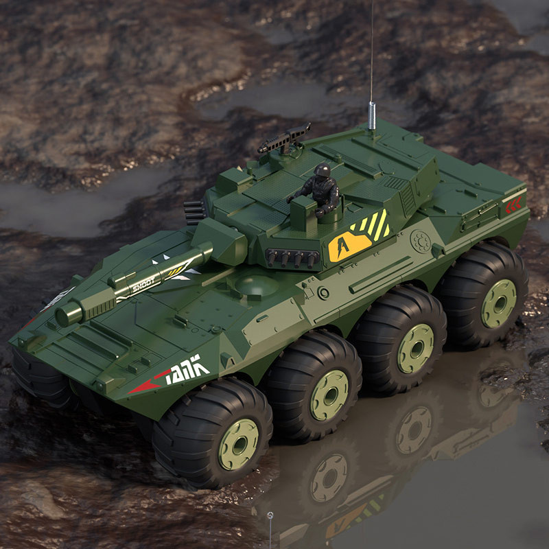 Бронетранспортер-амфибия на радиоуправлении SCHE Y1802 на картинке №7