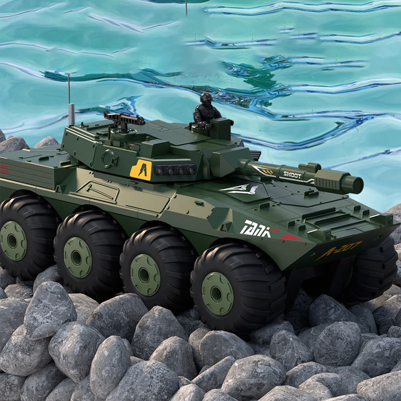 Бронетранспортер-амфибия на радиоуправлении SCHE Y1802 на картинке №8