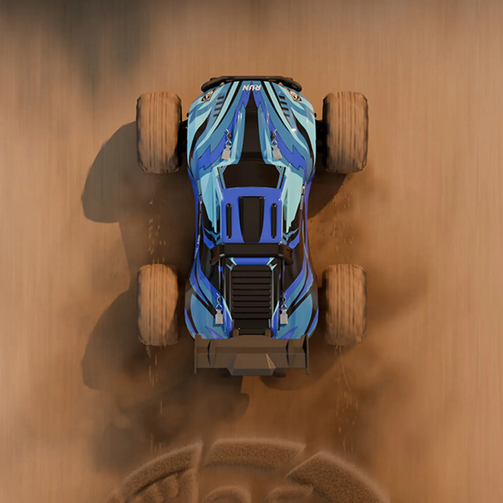 Машинка на радиоуправлении SCHE HW8807 All-terrain sports car, Blue 2, купить оптом с доставкой