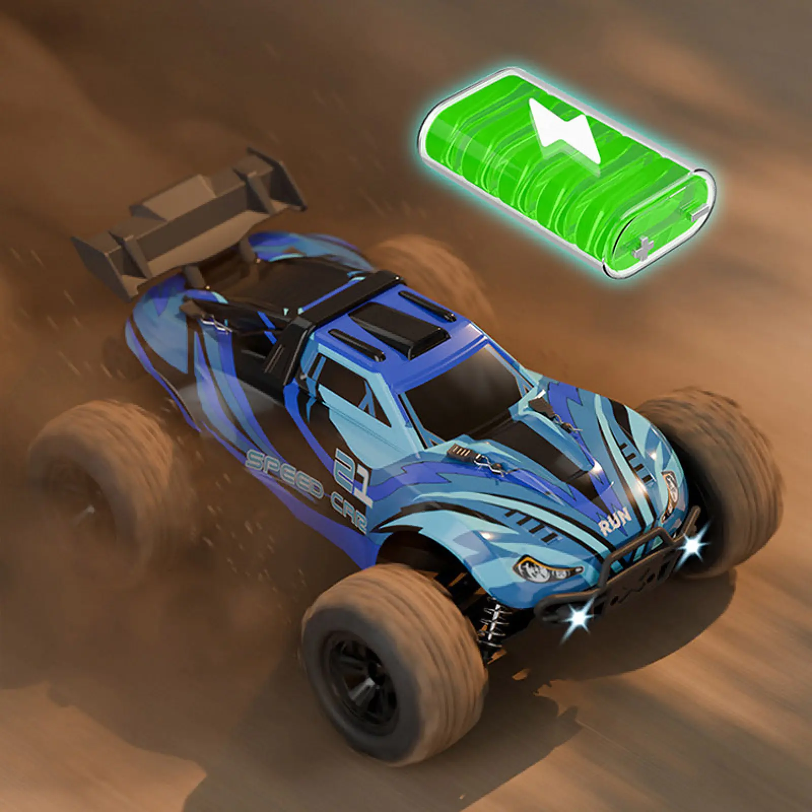 Машинка на радиоуправлении SCHE HW8807 All-terrain sports car, Blue 3, купить оптом с доставкой