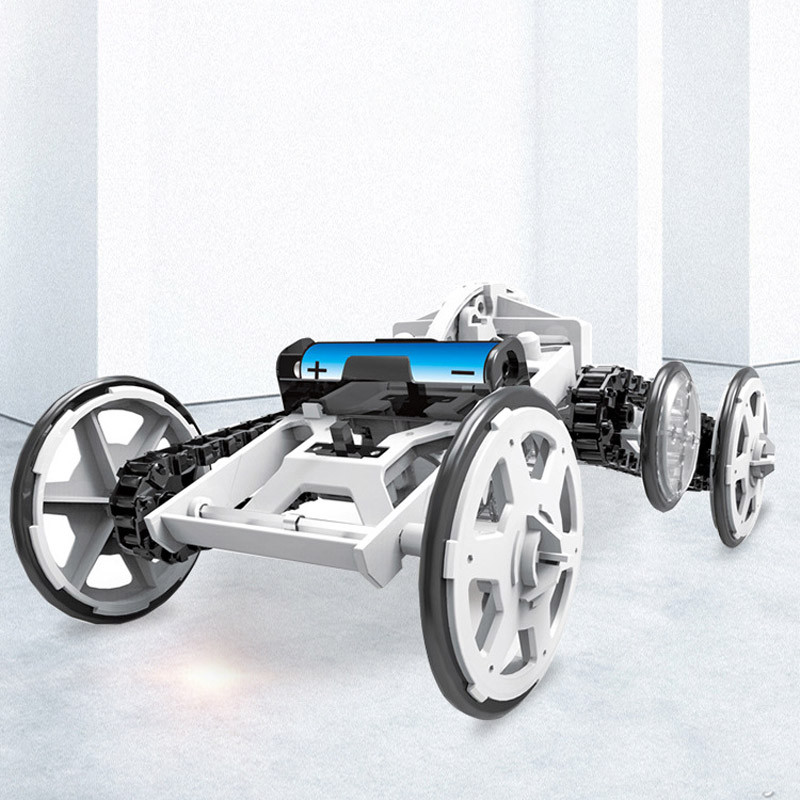 Конструктор внедорожник-скалолаз на солнечной батарее DYY008 Diy Solar на картинке №4