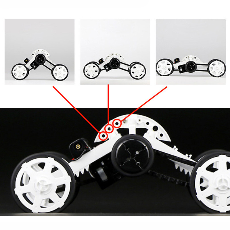 Конструктор внедорожник-скалолаз на солнечной батарее DYY008 Diy Solar на картинке №5