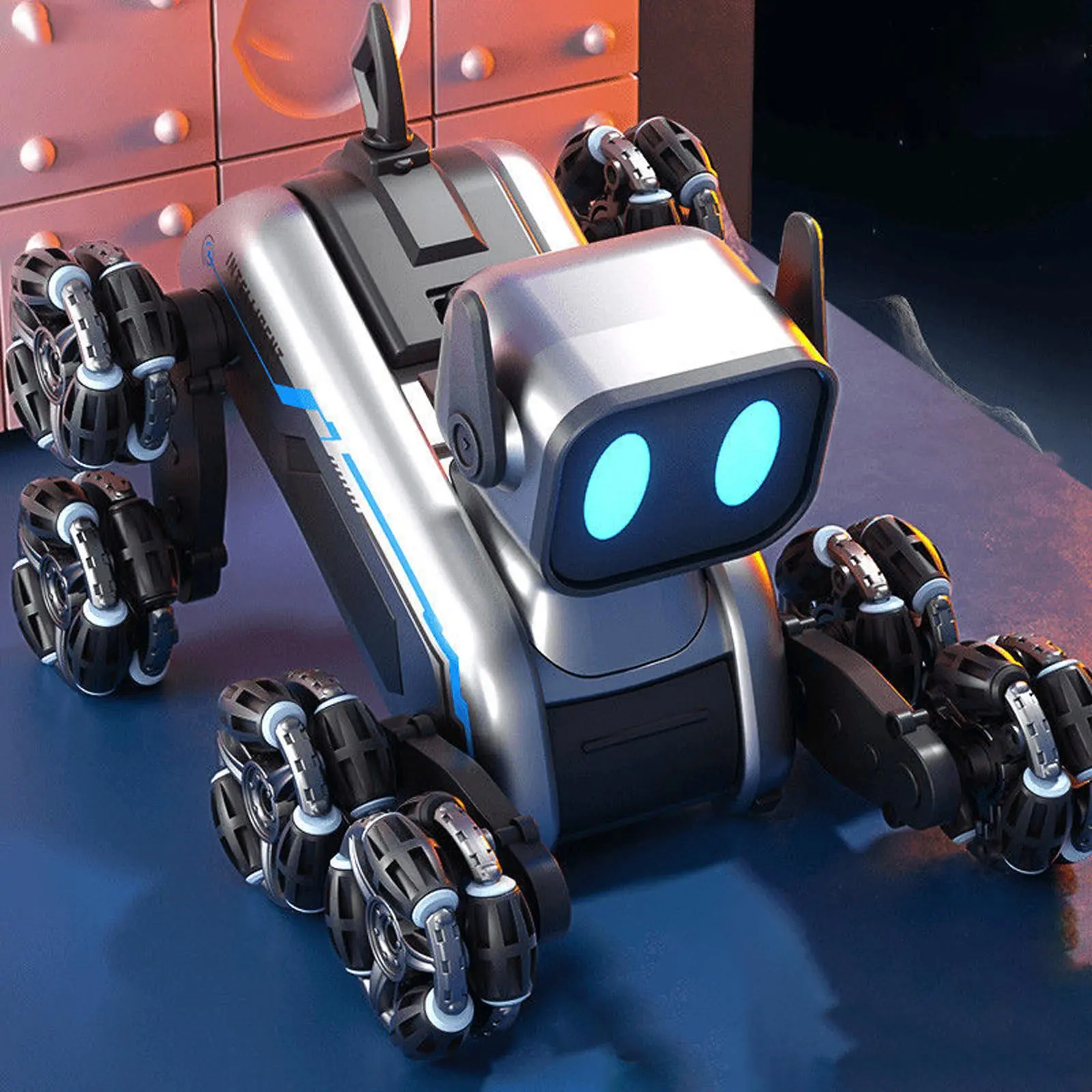 Интерактивная игрушка Собака-Робот SHT 2950-1 (2 charger battery), Silver 3, купить оптом с доставкой