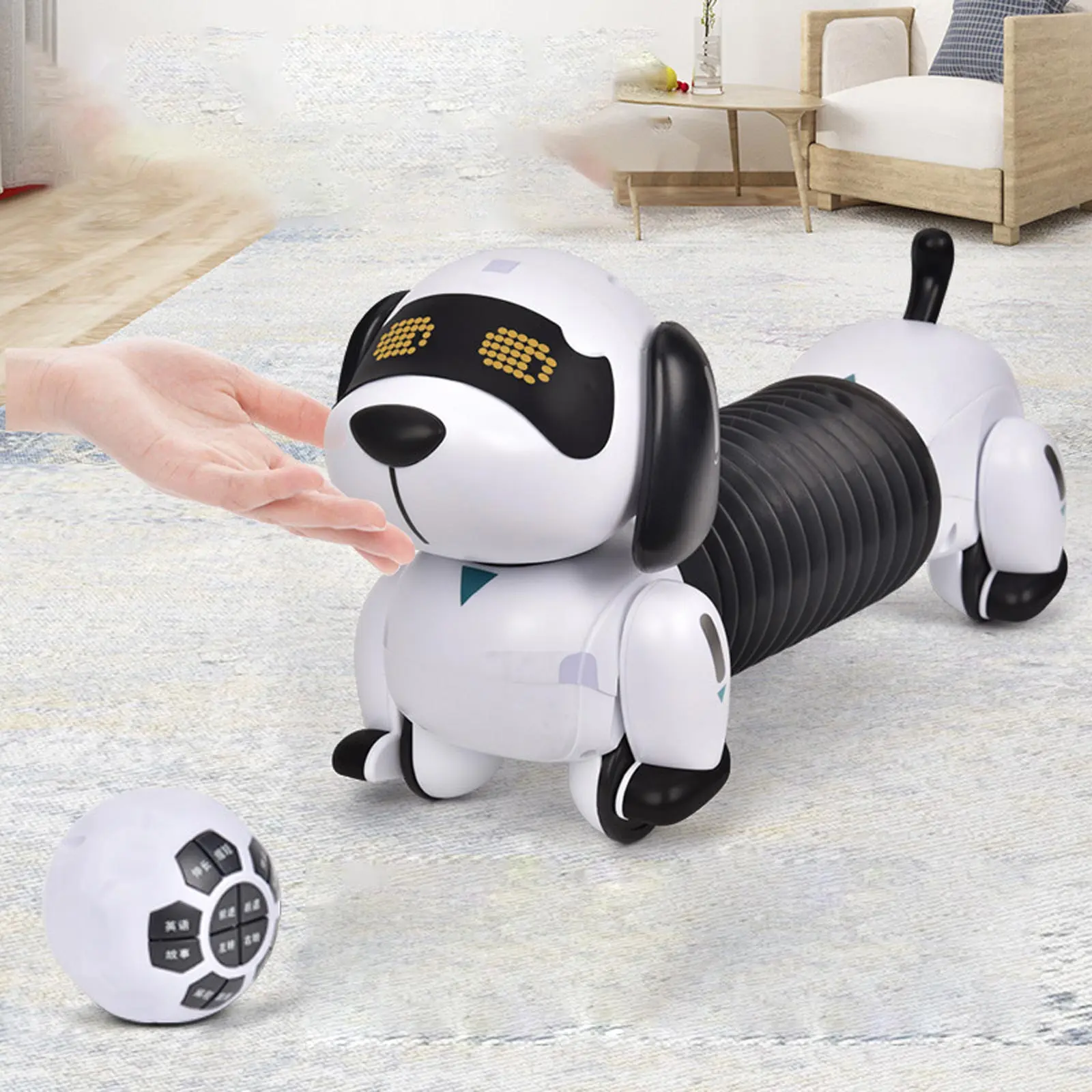 Интерактивная игрушка Собака-Робот SHT K22, White 2, купить оптом с доставкой