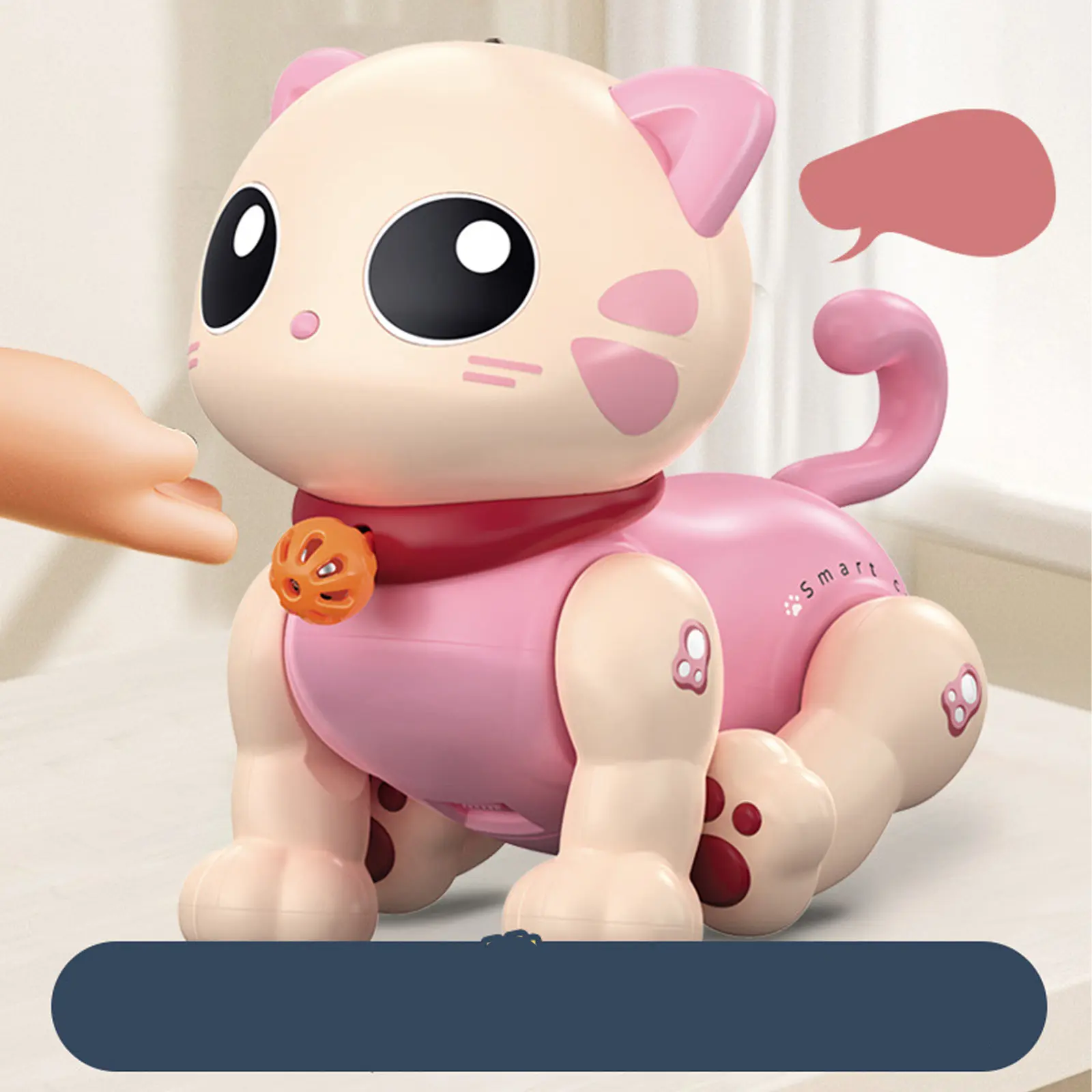 Интерактивная игрушка Котенок-Робот SHT K31, Pink 2, купить оптом с доставкой