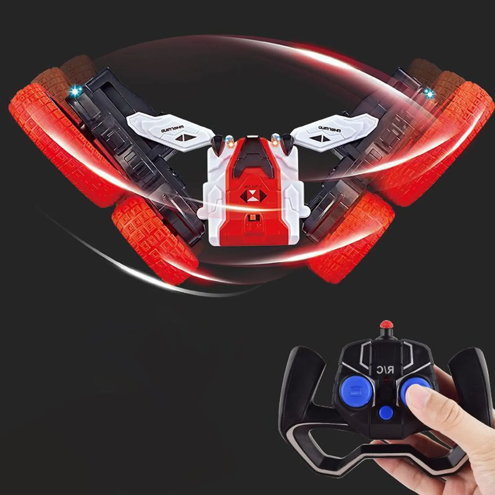 Машинка на радиоуправлении SHT DW02A Trick and Flip RC Car 2.4G, Red 2, купить оптом с доставкой