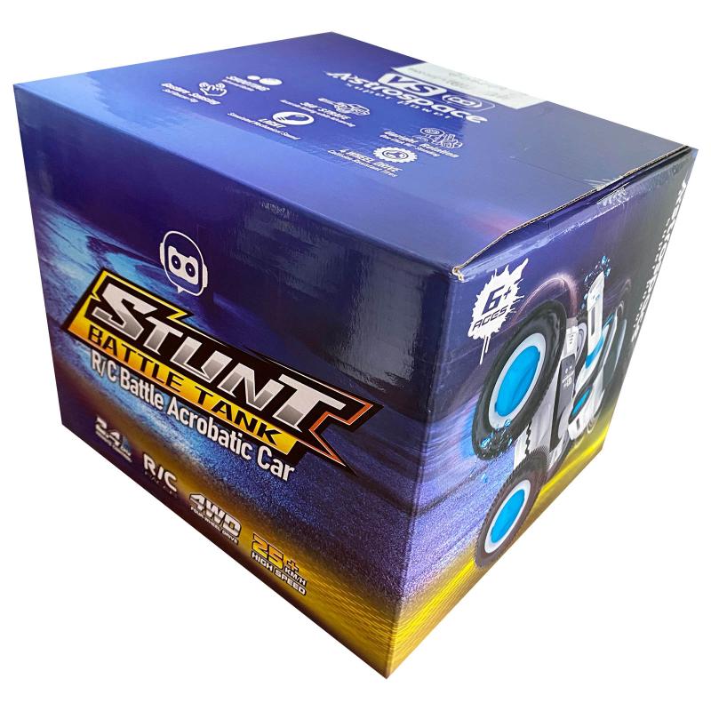 Машинка на радиоуправлении SHT 1509B Cartoon Tank 2.4G на картинке №4