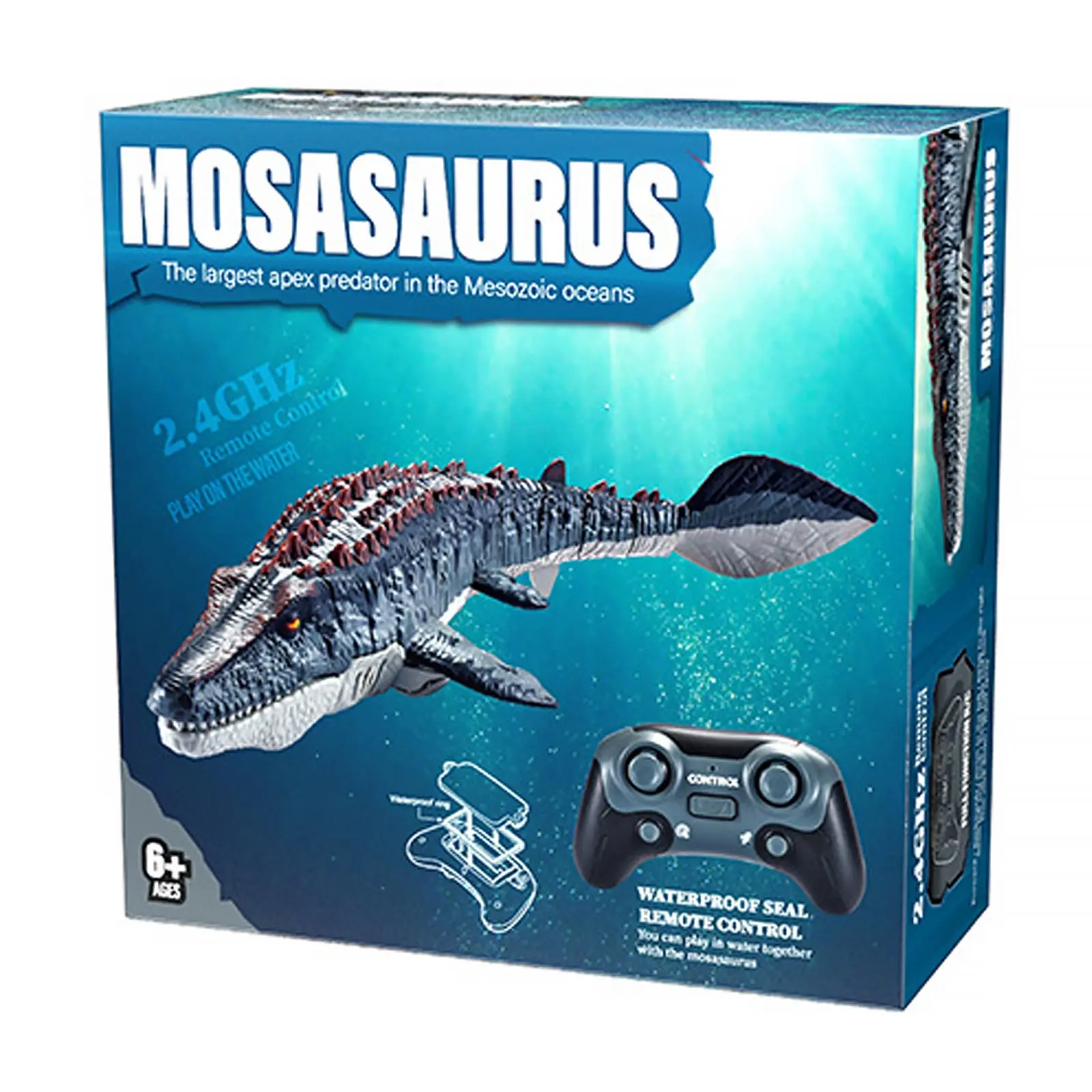 Лодка на радиоуправлении SHT 3712-3A Mosasaurus 2.4G, Grey 5, купить оптом с доставкой