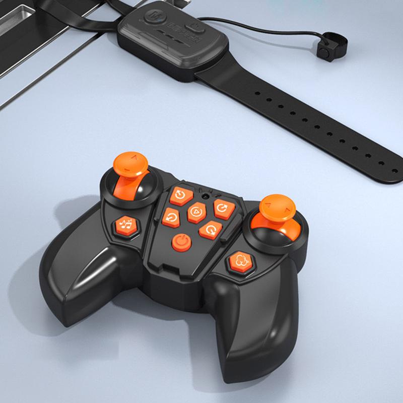 Детский восьмиколесный динозавр на радиоуправлении SHT 2590 2.4G (with 2 remote) на картинке №5