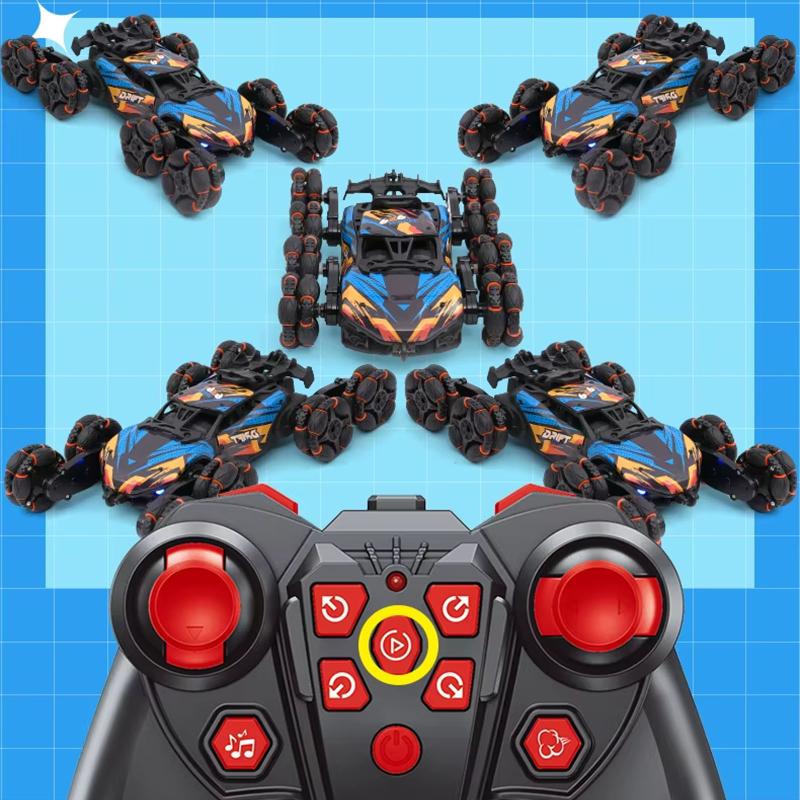 Детский восьмиколесный джип на радиоуправлении SHT 2330 2.4G (with 2 remote) на картинке №4