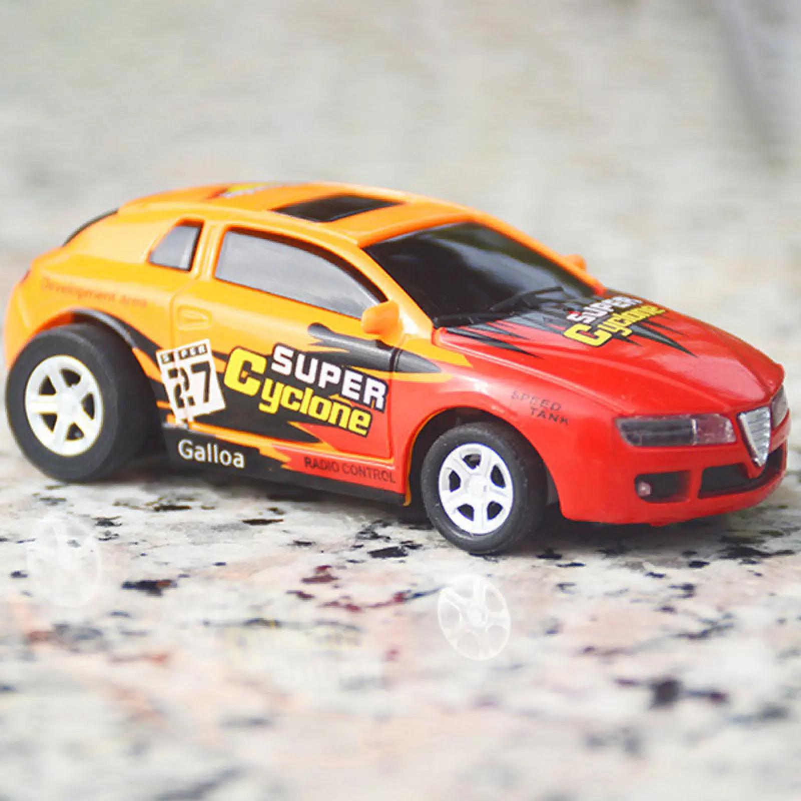 Дрифт-машинка на радиоуправлении Mini RC 666 2.4G, Orange / Red 3, купить оптом с доставкой