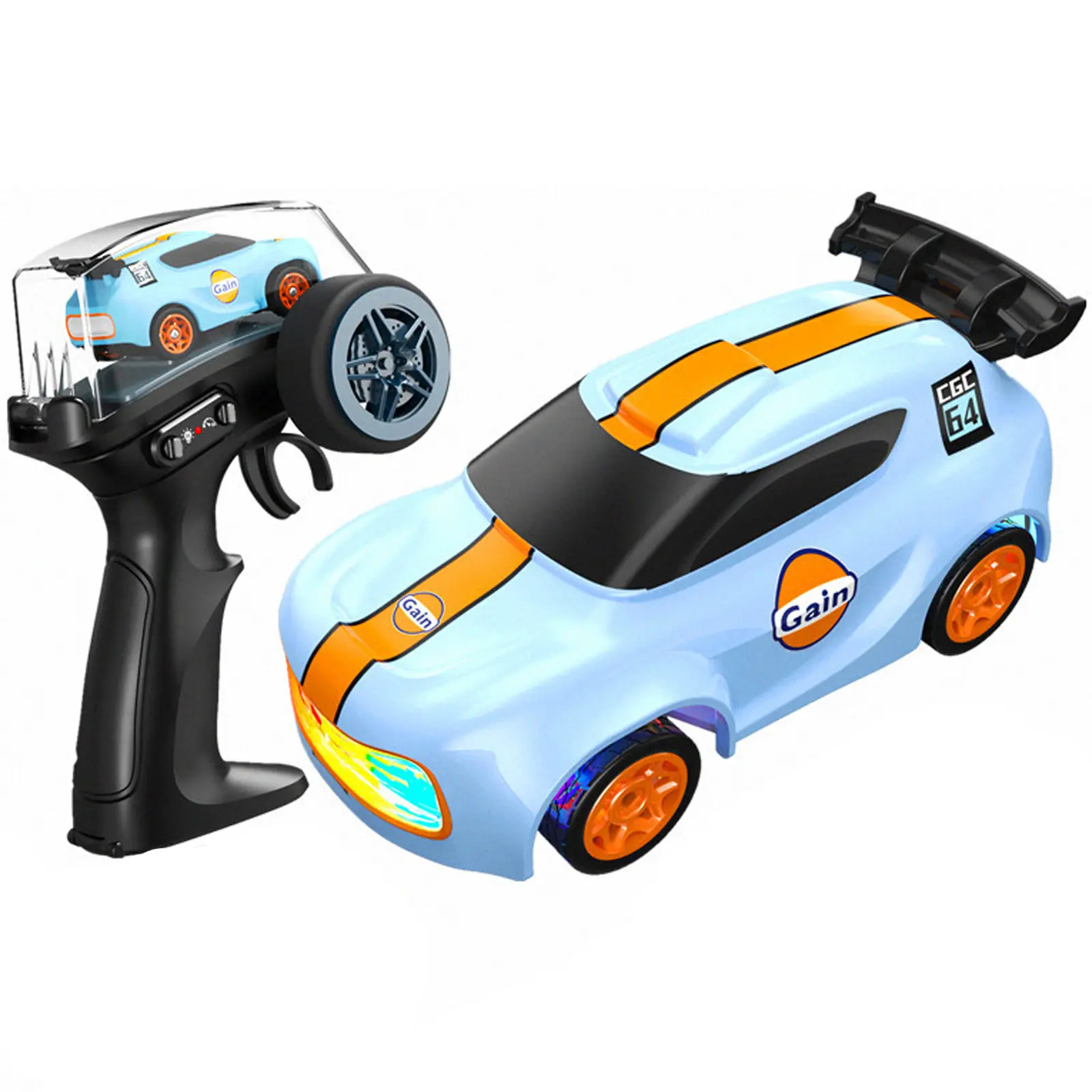 Дрифт-машина на радиоуправлении SHT K13 (1:64) Rally Car 2.4G, Blue 1, купить оптом с доставкой