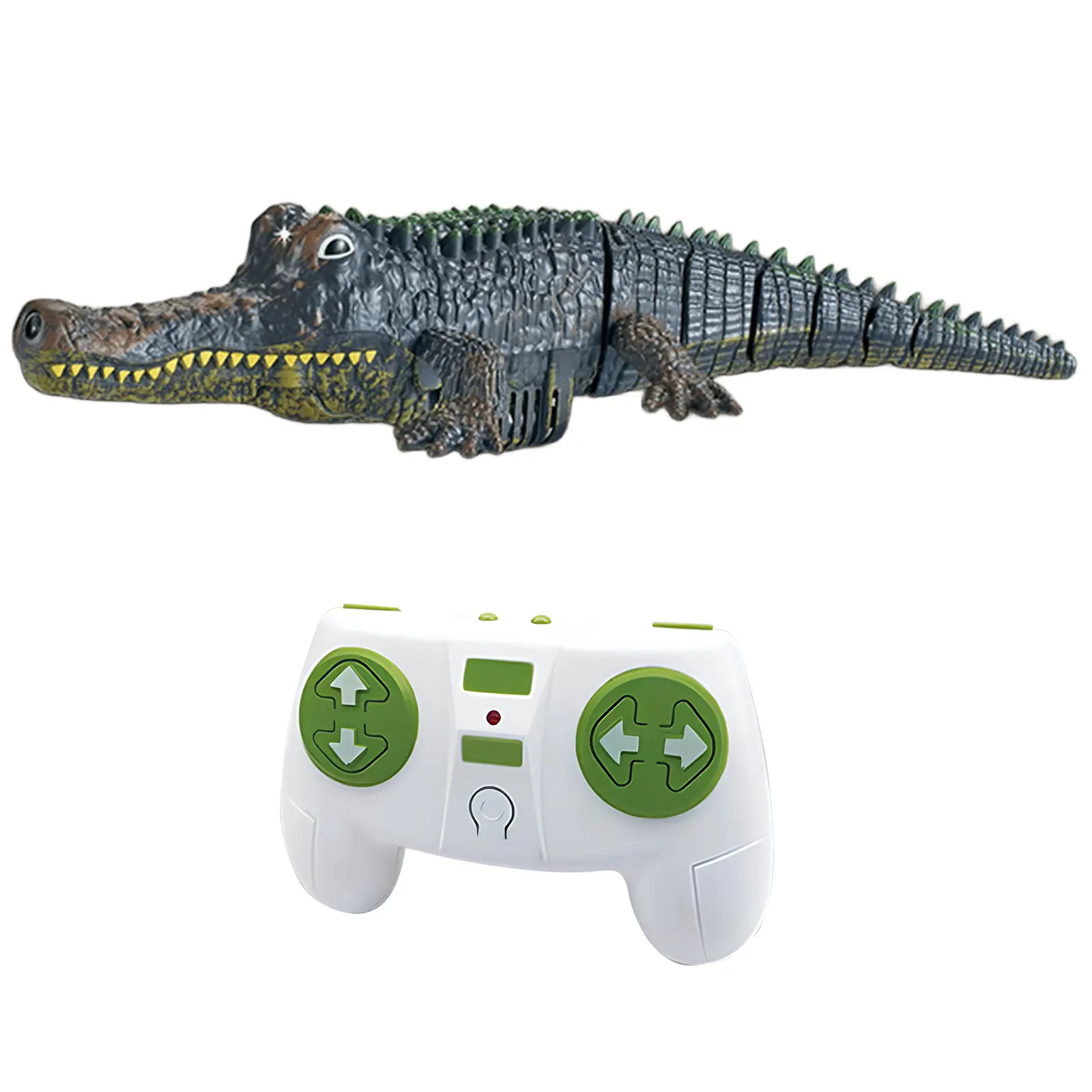 Уценка Лодка на радиоуправлении SHT MSD668 Crocodile 2.4G, Поврежденная упаковка / Green, купить оптом с доставкой