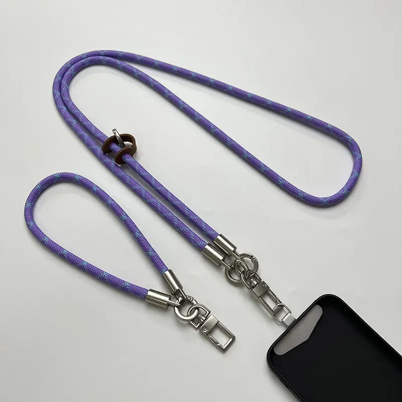 Набір шнурків 120см + 35см, Purple / Blue 1, купити оптом з доставкою