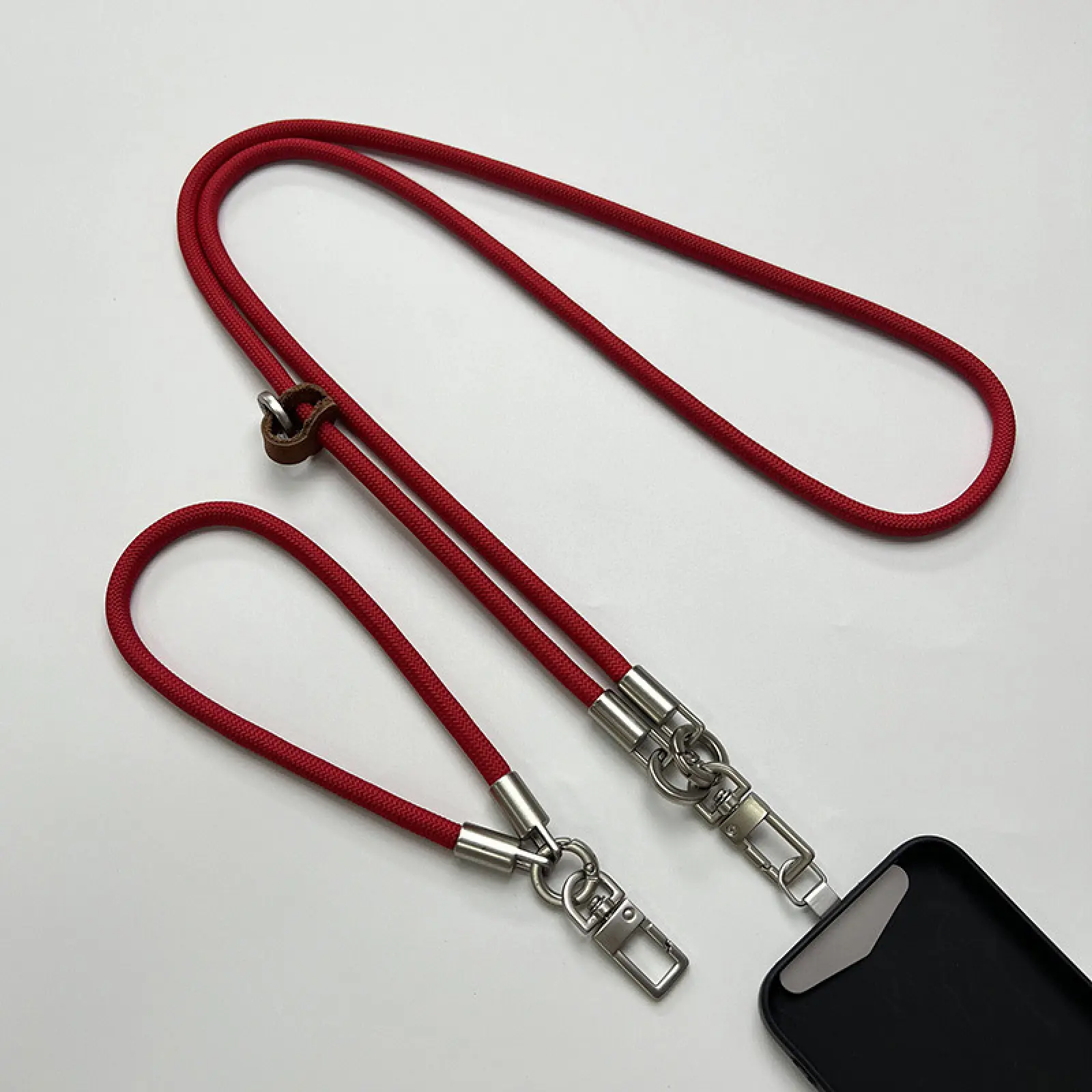 Набір шнурків 120см + 35см, Bright Red 1, купити оптом з доставкою