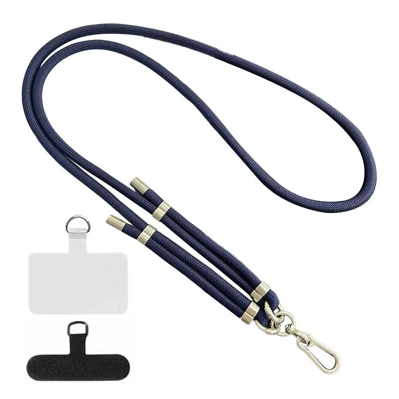 Шнурок (8мм) 150см, Dark Blue, купити оптом з доставкою