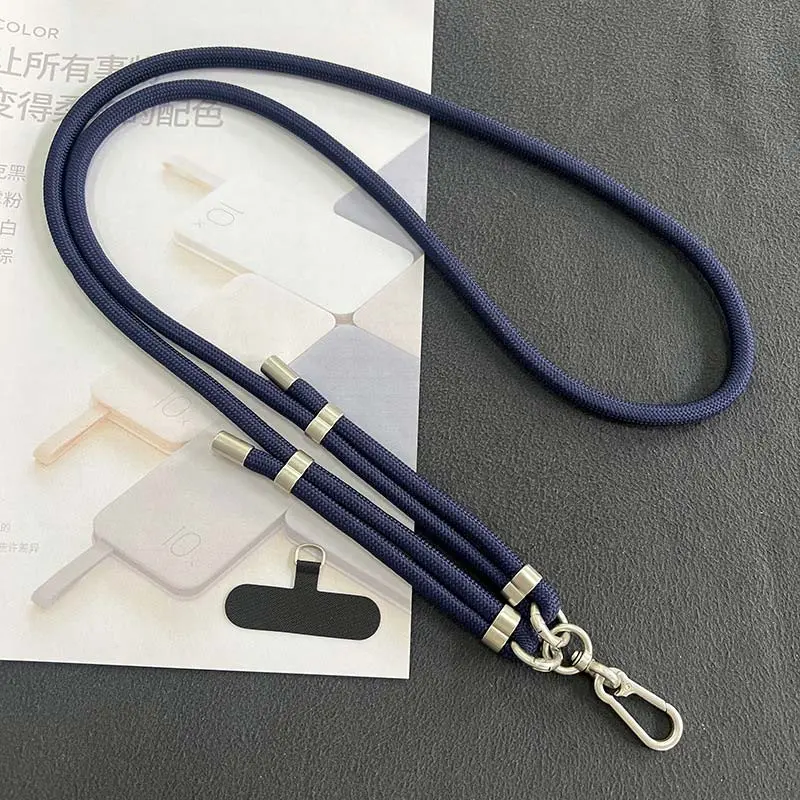 Шнурок (8мм) 150см, Dark Blue 1, купити оптом з доставкою