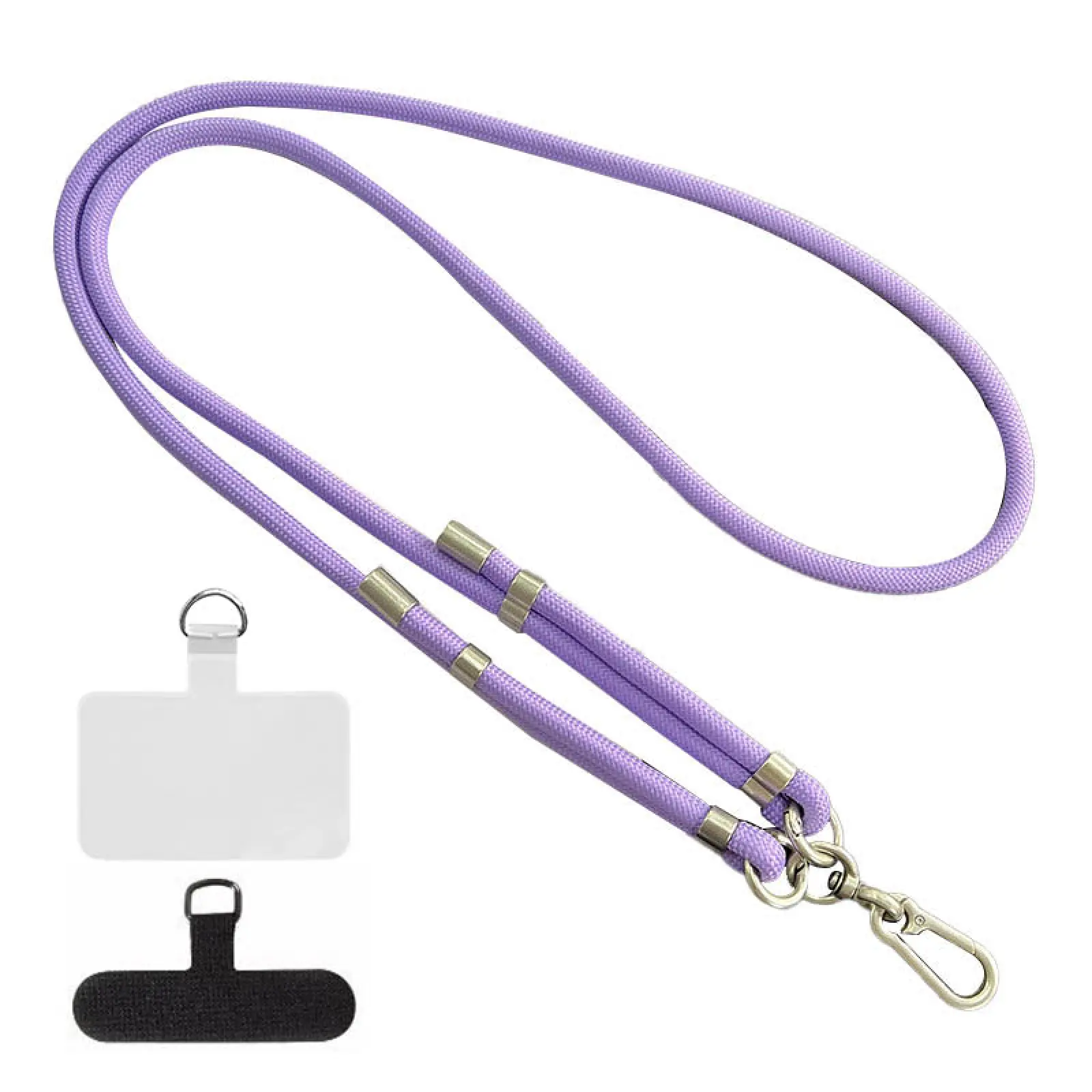 Шнурок (8мм) 150см, Lilac, купити оптом з доставкою