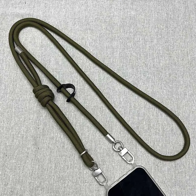 Шнурок с двумя креплениями (8мм) 150см, Army Green 1, купить оптом с доставкой
