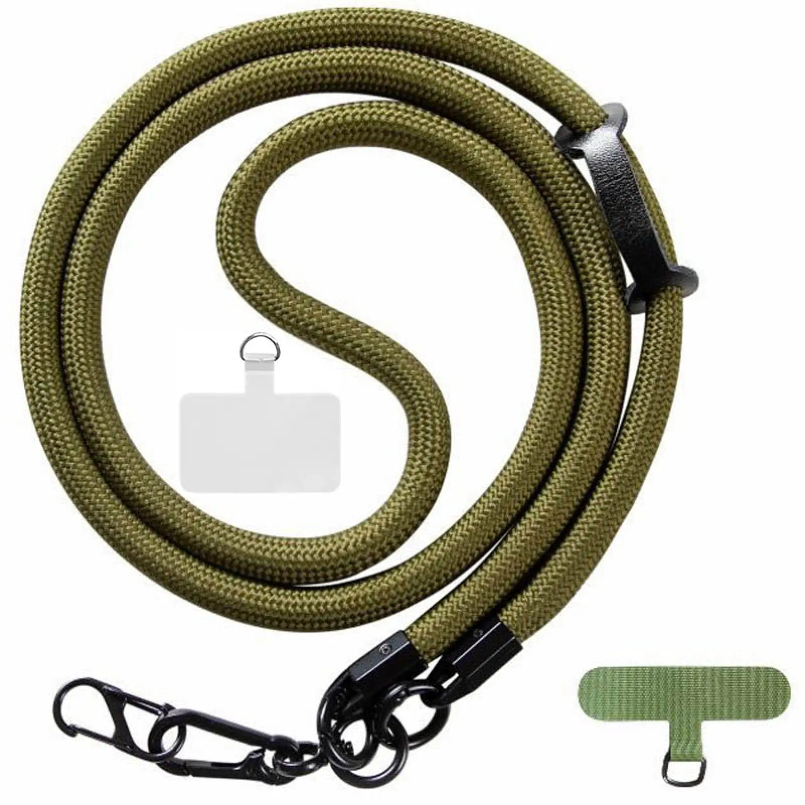 Шнурок (10мм) 120см, Army Green, купити оптом з доставкою