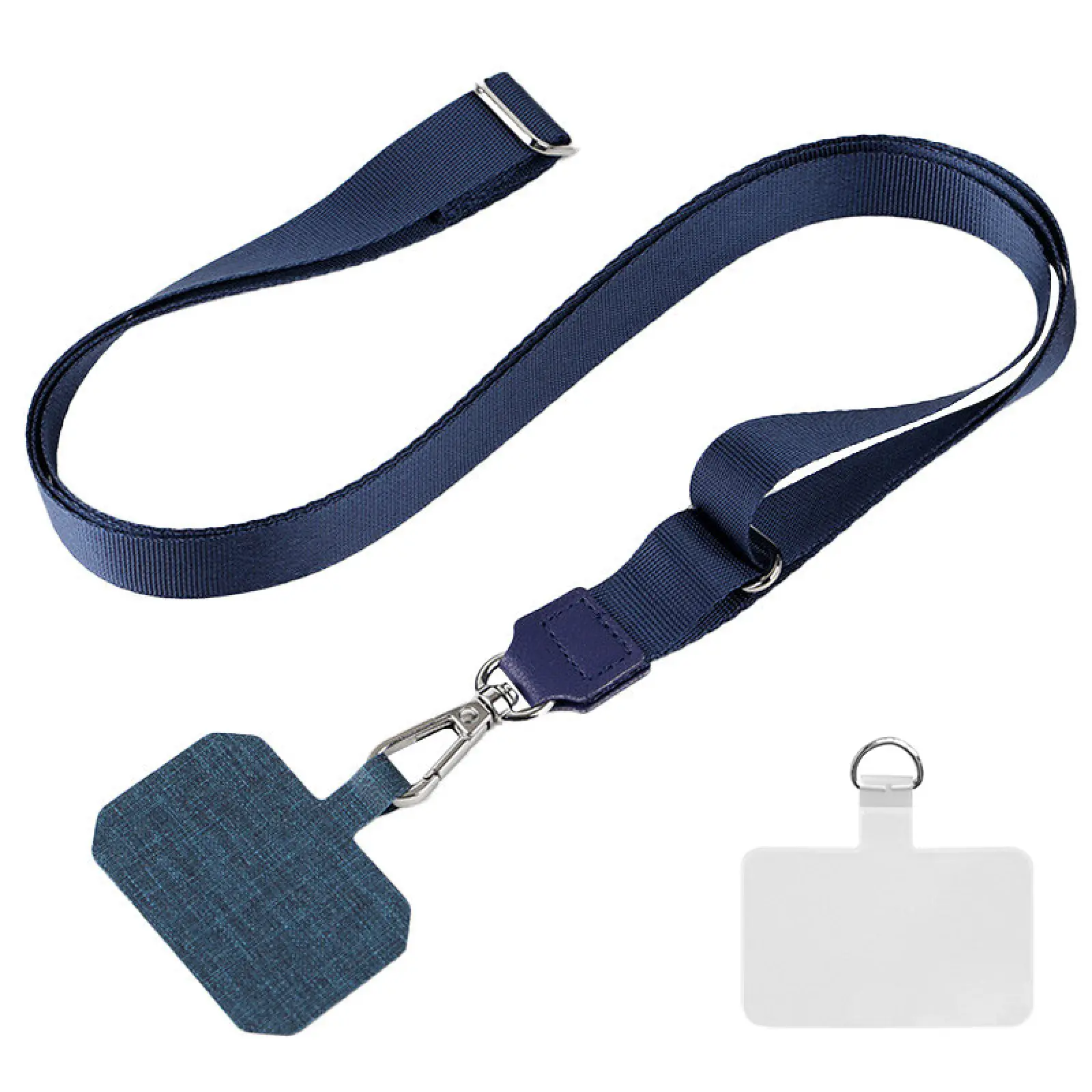 Шнурок широкий (2см) 140см, Dark Blue, купить оптом с доставкой