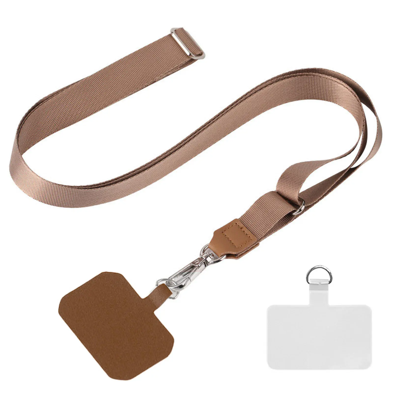 Шнурок широкий (2см) 140см, Brown, купить оптом с доставкой