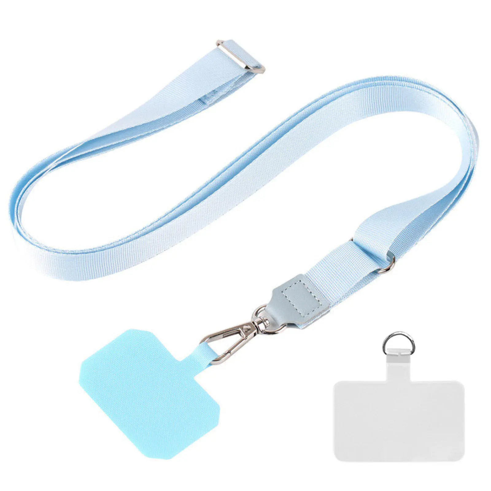 Шнурок широкий (2см) 140см, Sky Blue, купить оптом с доставкой